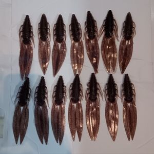 (14) 6th Sense Bodega 6.5" Fishing Baits Exclusive Color Pumpkin Pearl